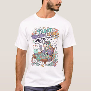 Eenhorn Tarot Eenhorn Lezer Premium Kawaii Kleding T-shirt