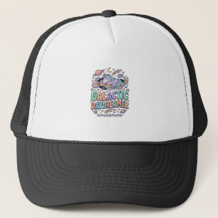 Eenhornig Galactisch Droomster Kawaii Sticker en T Trucker Pet