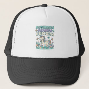 Eenhornige Paddenstoel Weide Eenhornige Trendy T-S Trucker Pet