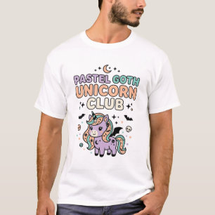 Eenhornige Pastel Goth Eenhornige Club Trendy Graf T-shirt