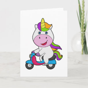 Eenhornige scooter kaart