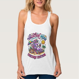 Eenhornige Vakantie Modus Eenhornige Editie Commer Tanktop