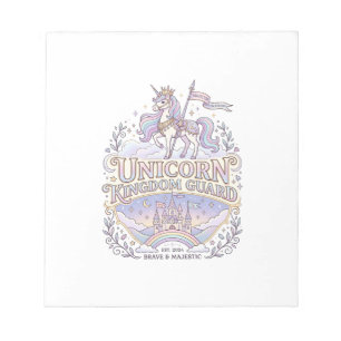 Eenhornige Zwervers Eenhornige Cadeau Idee Vector Notitieblok