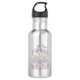 Eenhornige Zwerversdrift Eenhornig Cadeau Idee Vec Waterfles