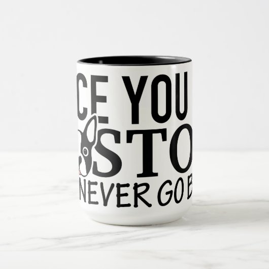 "EENMAAL GA JE BOSTON" Mok (Midden)