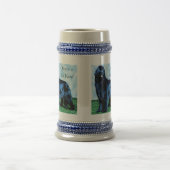 Eenmaal in een blauw Newf-bier Bierpul (Center)