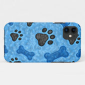 Eenmaal in een blauwe hond Case-Mate iPhone case (Achterkant (horizontaal))
