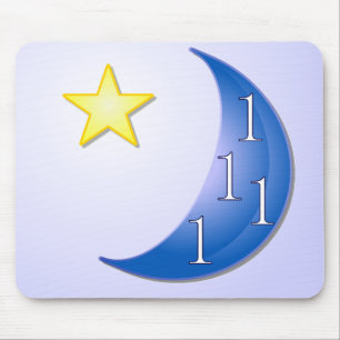 Eenmaal in een blauwe maan muismat