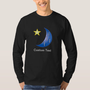 Eenmaal in een Blue Mood Funny Word Puzzle T-shirt