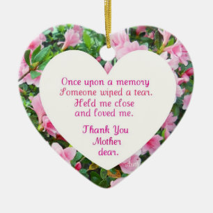 Eenmaal in een herinnering... keramisch ornament