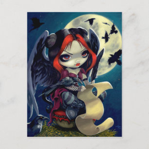 'Eenmaal op een nachtelijke Briefkaart' Briefkaart