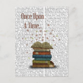 Eenmaal op een tijdboekje briefkaart (Voorkant)