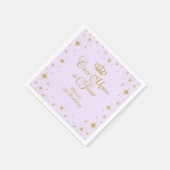 Eenmaal op een 'Time Gold Princess Birthday' Servet (Hoek)