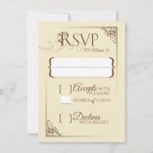 Eenmaal op een Time Wedding RSVP