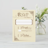 Eenmaal op een Time Wedding RSVP (Staand voorkant)