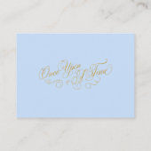 Eenmaal op een verzoek om een tijdsproeier Castle Informatiekaartje (Achterkant)