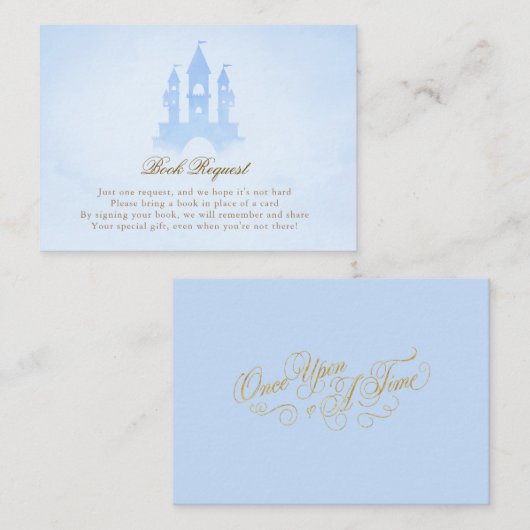 Eenmaal op een verzoek om een tijdsproeier Castle Informatiekaartje (Voorkant / Achterkant)