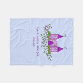 Eenmaal op tijd fleece deken (Voorkant (Horizontaal))