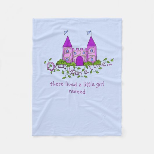 Eenmaal op tijd fleece deken (Voorkant)