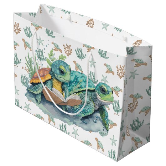 Eenmaal op tijd groot cadeauzakje (Achterkant Gekanteld)