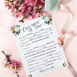 Eenmaal op tijd liefdesverhaal Bridal Libs Game Flyer