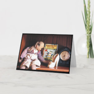 Eenmaal op tijd... Wenskaarten Kaart