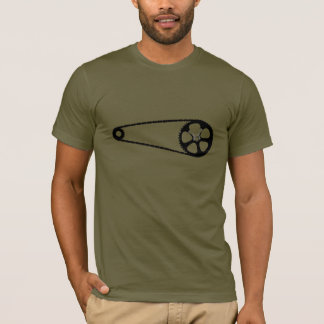 EENMALIGE SNELHEID FIXIE CHAIN FREEWHEEL BIKE T-SH T-SHIRT
