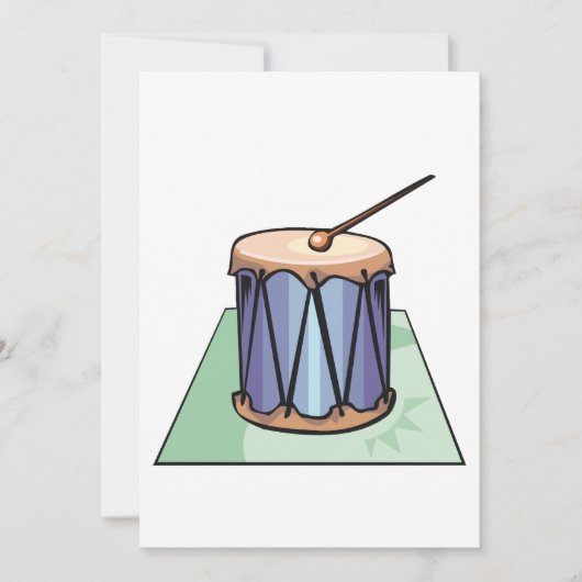 Eenmalige trommeluitvindingen kaart (Voorkant)