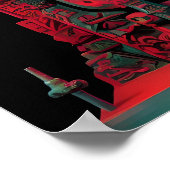 Eenogig God Ken Gage Fantasy Tiki Poster (Hoek)