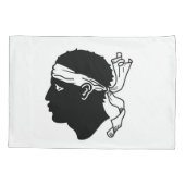 Eénpiloot met vlag van Corsica Kussensloop (Achterkant)