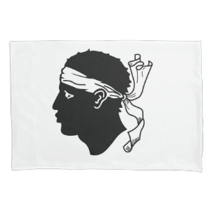 Eénpiloot met vlag van Corsica Kussensloop