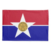 Eénpiloot met vlag van Dallas Kussensloop (Achterkant)