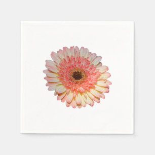 Eenroze kiezelbloem servet