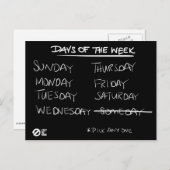 Eens Briefkaart elimineren (Voorkant / Achterkant)