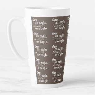 "Eens een adelaar, altijd een adelaar." in Elegant Latte Mok