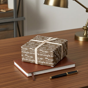 Eens een adelaar, altijd een adelaar. Motivatie Br Inpakpapier Vel