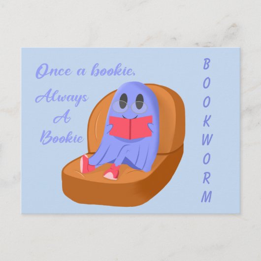 Eens een Bookie Altijd een Bookie Briefkaart (Voorkant)