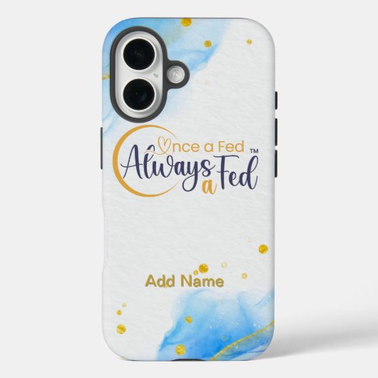 Eens een Fed altijd een Fed Apple iPhone 16 hoesje (Achterkant)