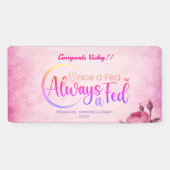 Eens een Fed altijd een Fed Spandoek (Horizontaal)