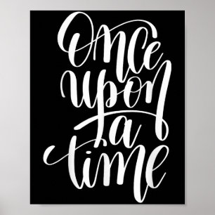 Eens een tijd gif (positieve quote) poster