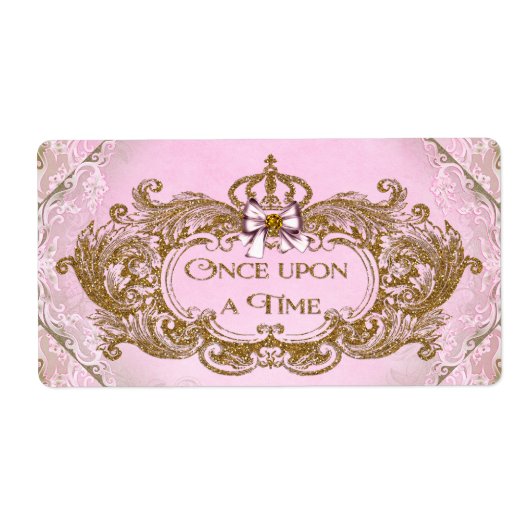 Eens op een tijd Waterfles Etiketten (Voorkant)