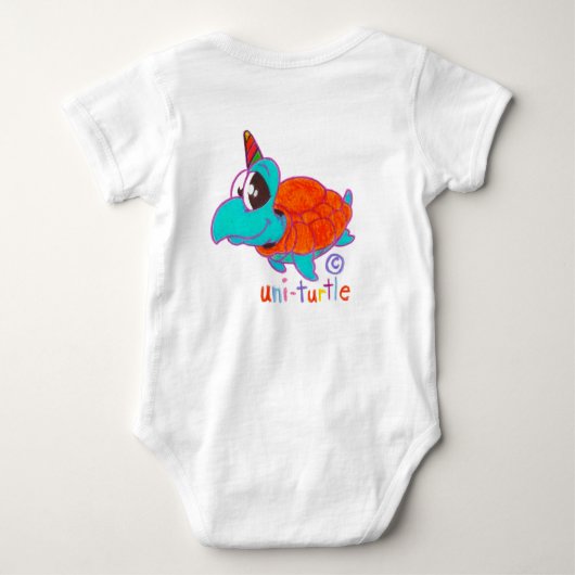 eenschildpad romper (Achterkant)