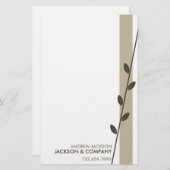 Eentakknop Briefpapier (Voorkant / Achterkant)