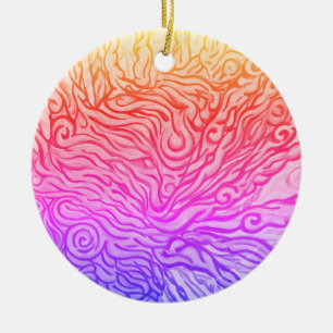 Eenviskeramische sierkunst - kunst door NessieYara Keramisch Ornament