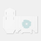 Eenvoud Blauwe Bloem Bedankdoosjes (Uitgevouwen)