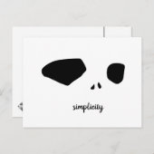 Eenvoud Briefkaart (Voorkant / Achterkant)