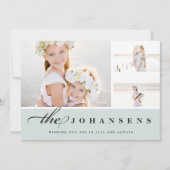 Eenvoud | Holiday Foto Collage Kaart (Voorkant)