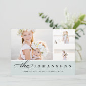 Eenvoud | Holiday Foto Collage Kaart (Staand voorkant)