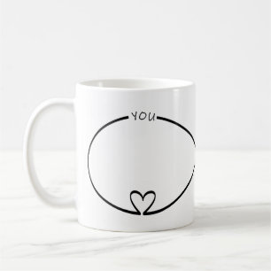 Eenvoud Minimalistische Infinity Love Paar Schatti Koffiemok