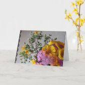 Eenvoud -  notitie Kaart (Gele Bloem)